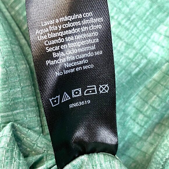 Spyder Active ProWeb Pullover Mens Sz M GRN 1/4 Zip LS 4Way Performance Stretch - Picture 12 of 12